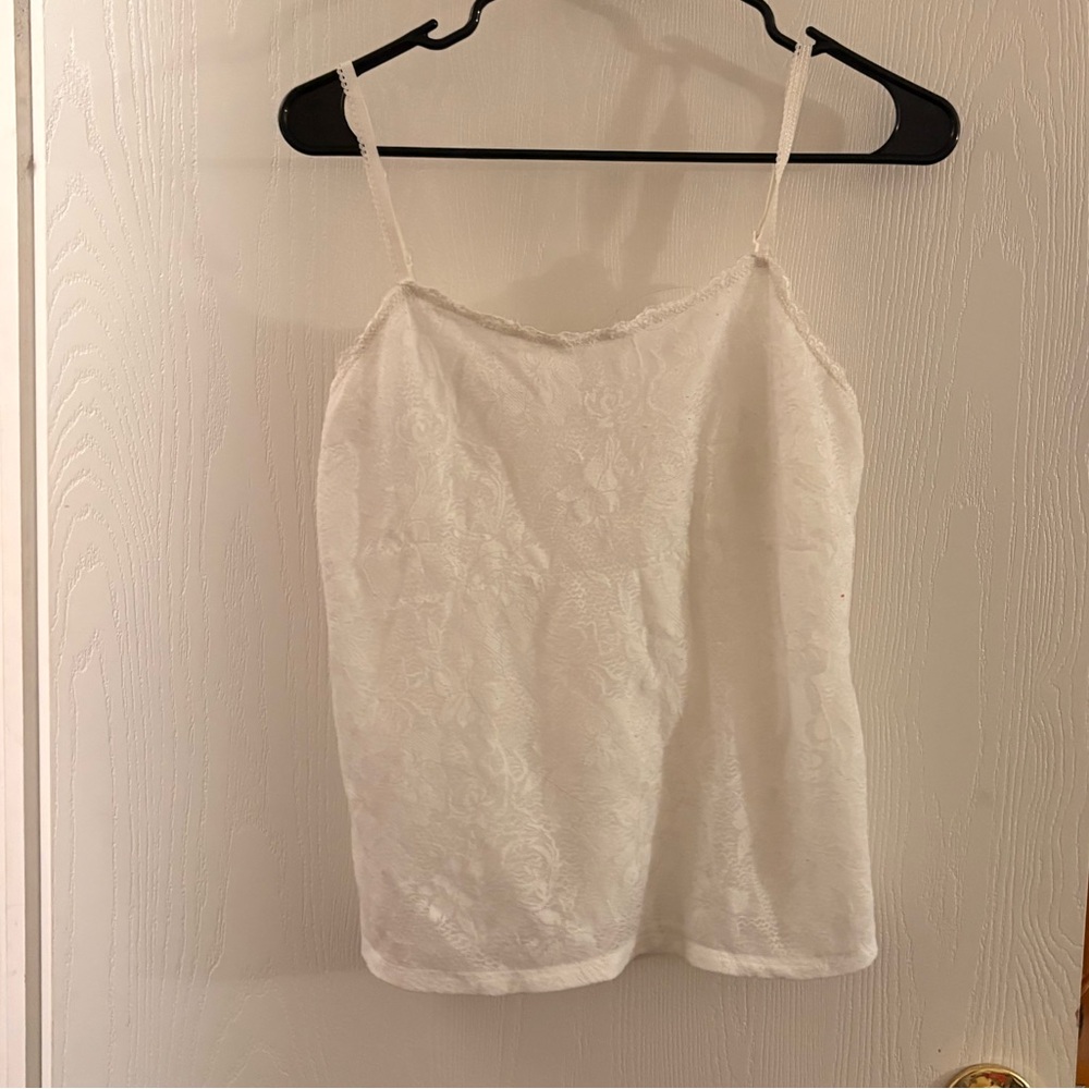 Elegant White Lace Women's Top